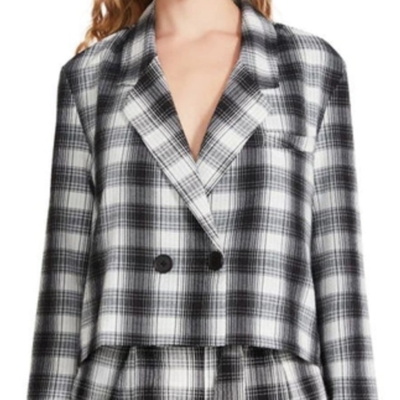 NWT BB Dakota by Steve Madden black & white blazer, size M - Picture 4 of 10